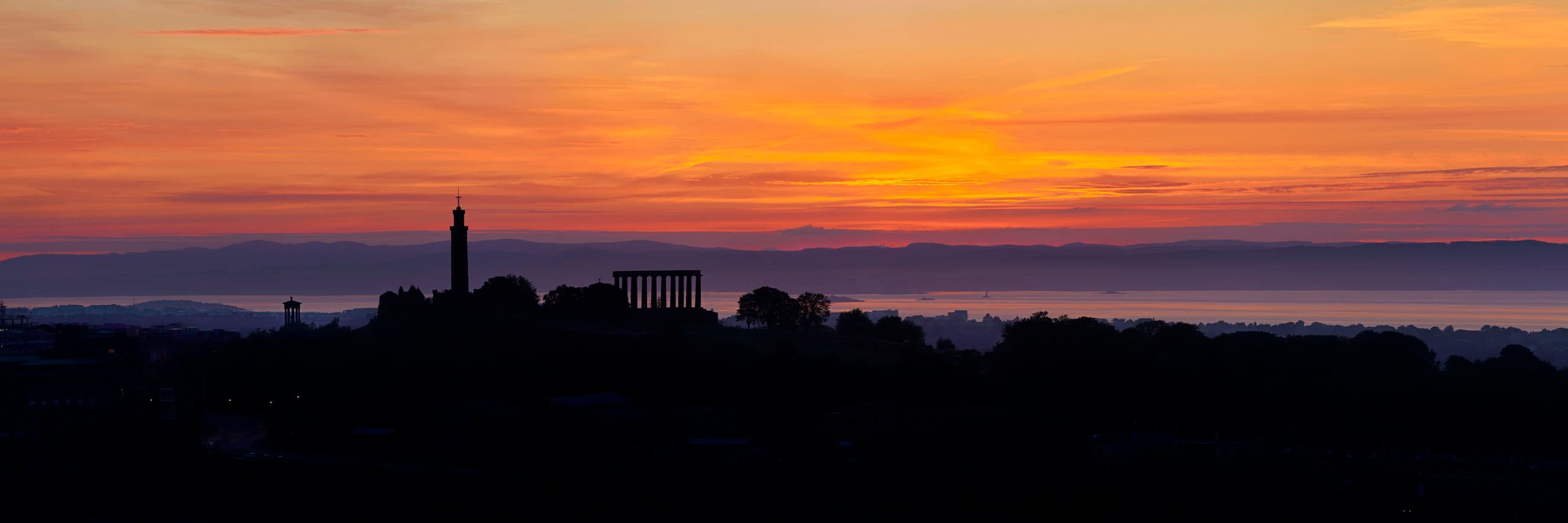 Calton Hill Silhouettes