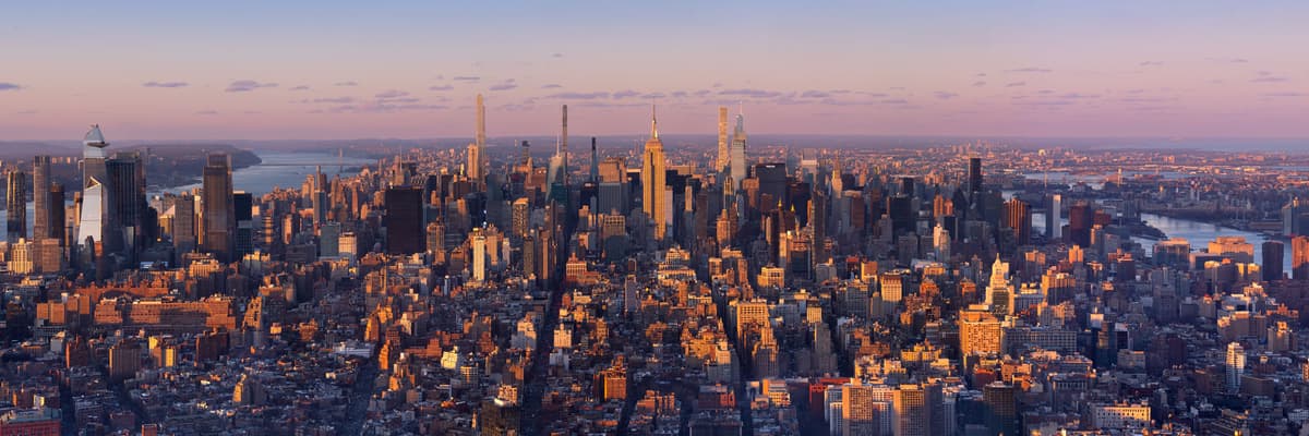 Golden Manhattan — One World Tower, New York City