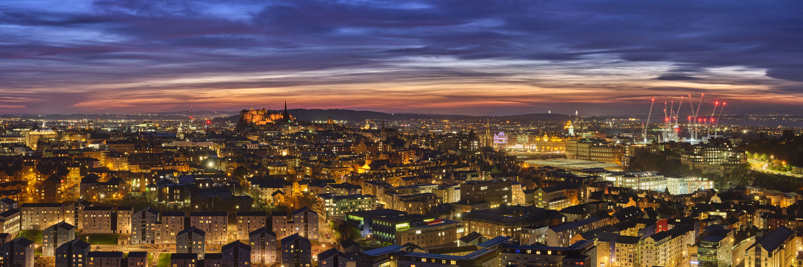 Edinburgh City Lights at Edinburgh, South East, Scotland — a photography location from The Photos book series