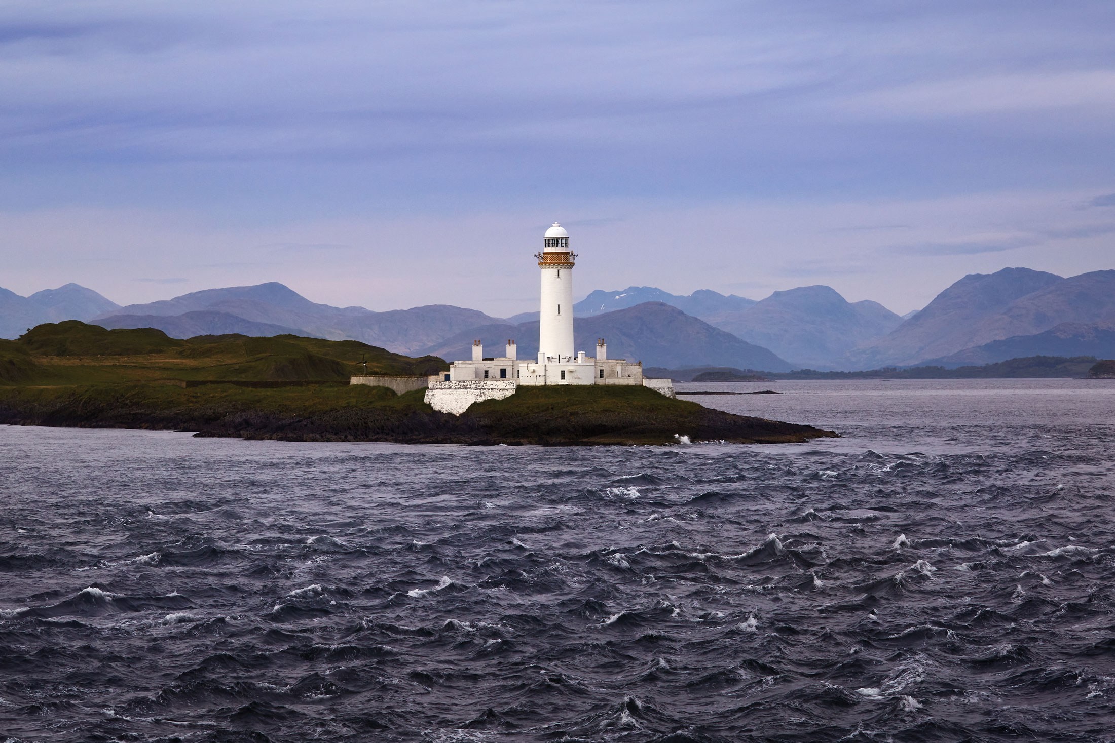 Lismore Lighthouse at Eilean Musdile, Outer Hebrides, Skye and Small Isles, Scotland — a photography location from The Photos book series