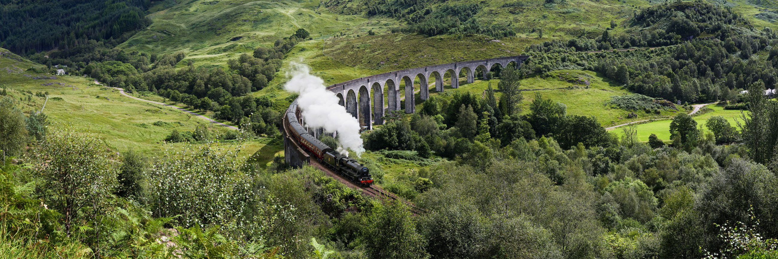Glenfinnan Viaduct at Glenfinnan, Western Highlands, Scotland — a photography location from The Photos book series