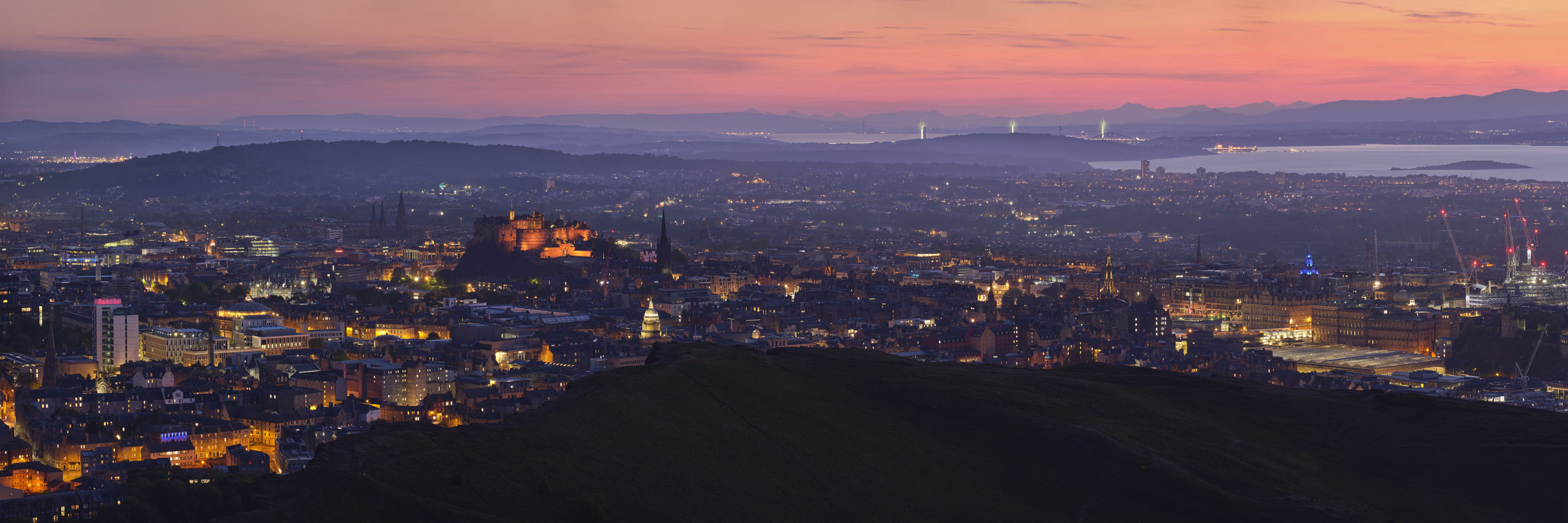 View from Arthur's Seat at Edinburgh, South East, Scotland — a photography location from The Photos book series