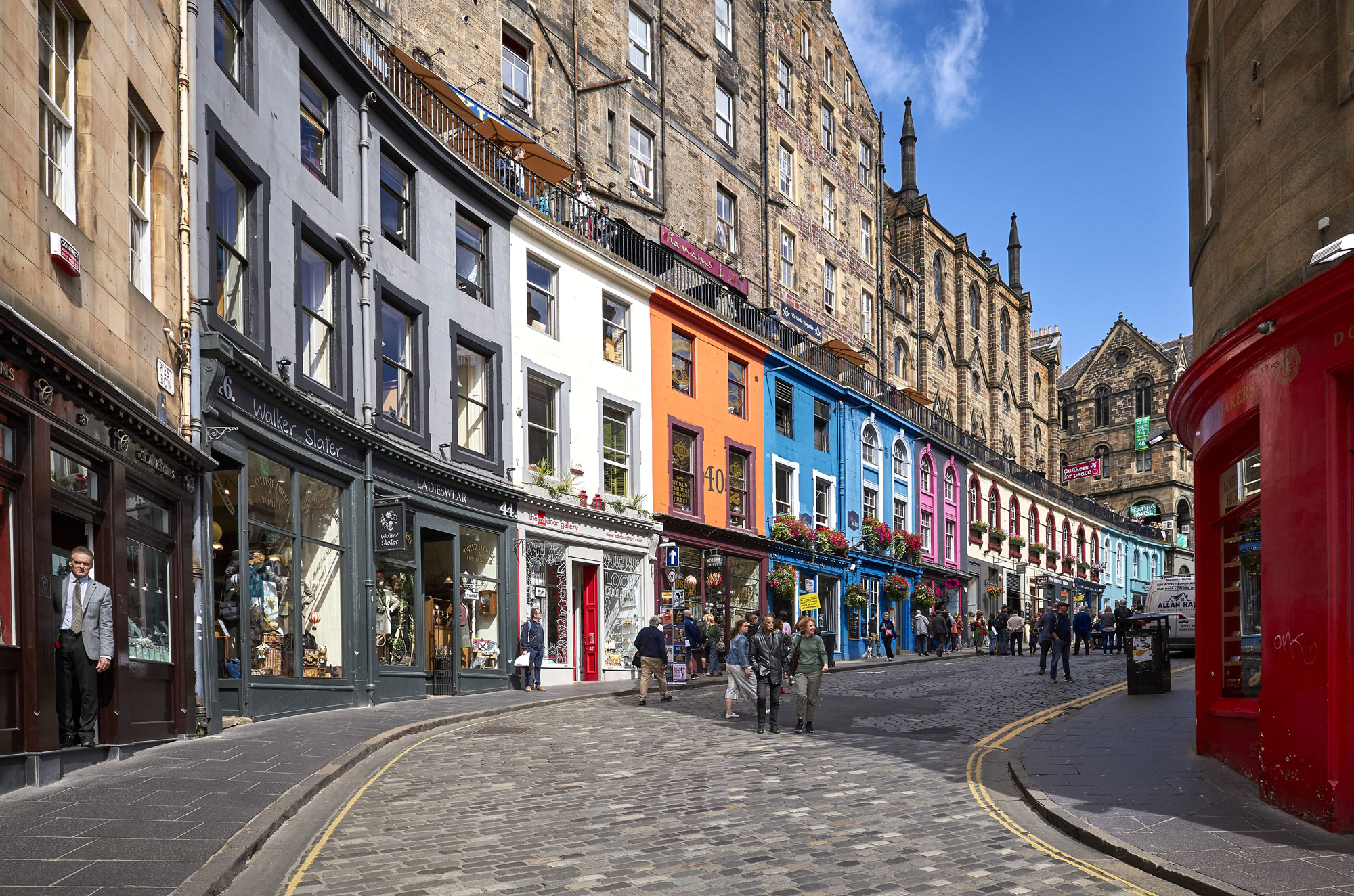Victoria Street at Edinburgh, South East, Scotland — a photography location from The Photos book series