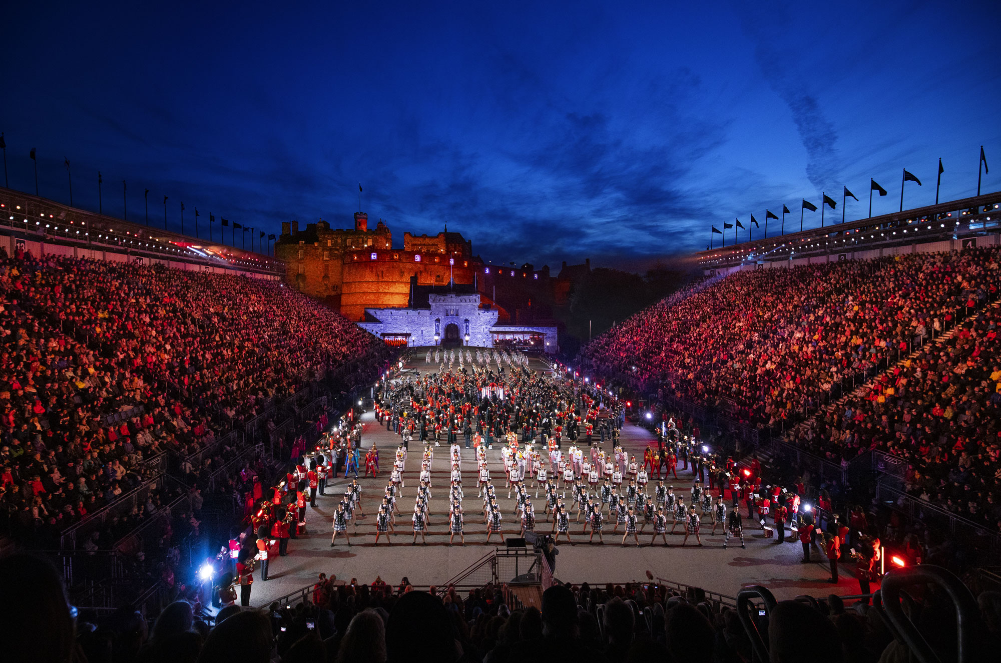 Edinburgh Military Tattoo at Edinburgh, South East, Scotland — a photography location from The Photos book series