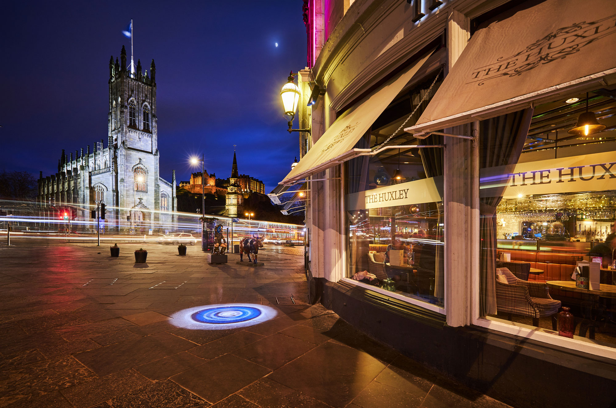 West End Night at Edinburgh, South East, Scotland — a photography location from The Photos book series