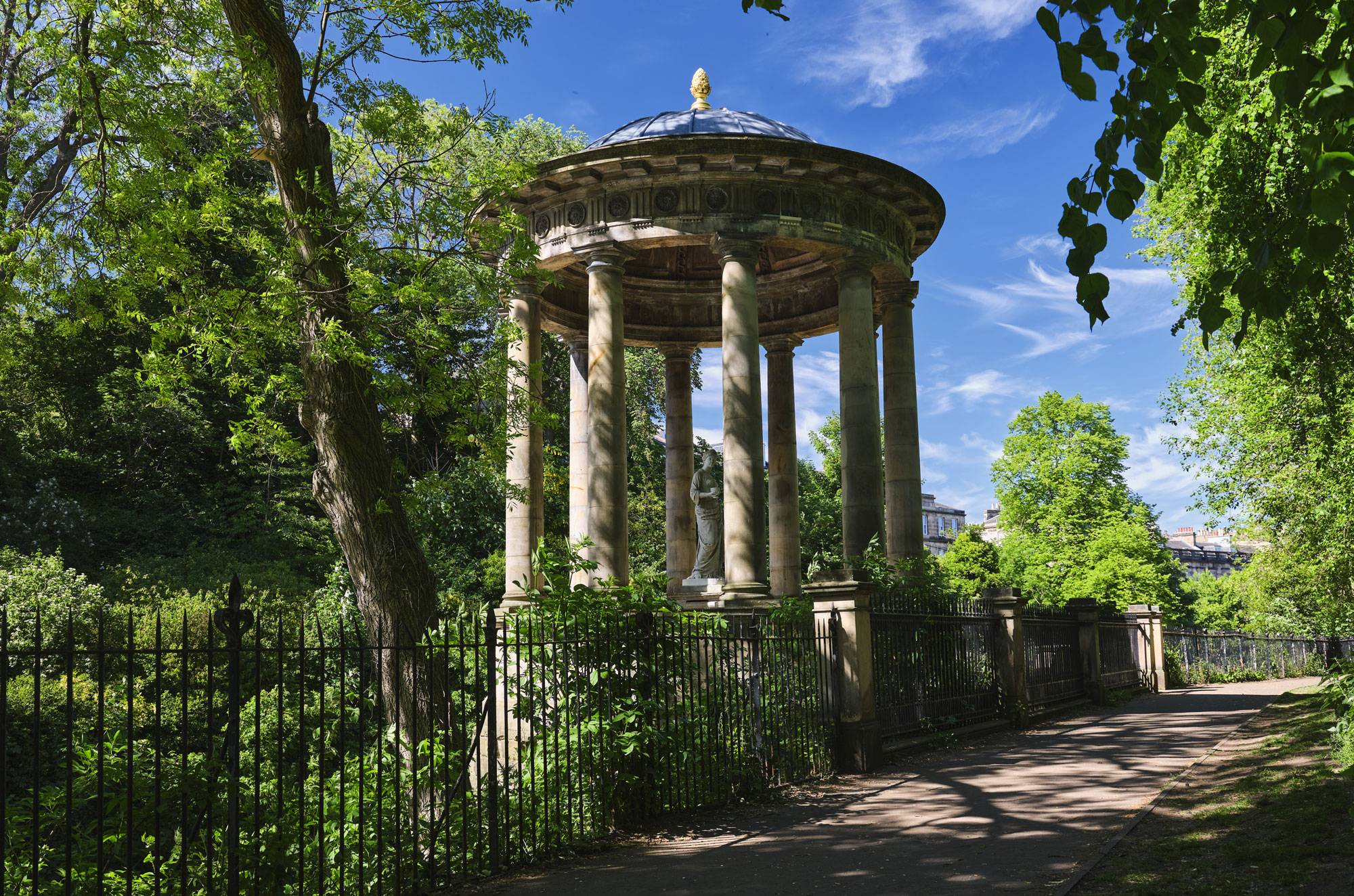 St Bernards Well at Edinburgh, South East, Scotland — a photography location from The Photos book series