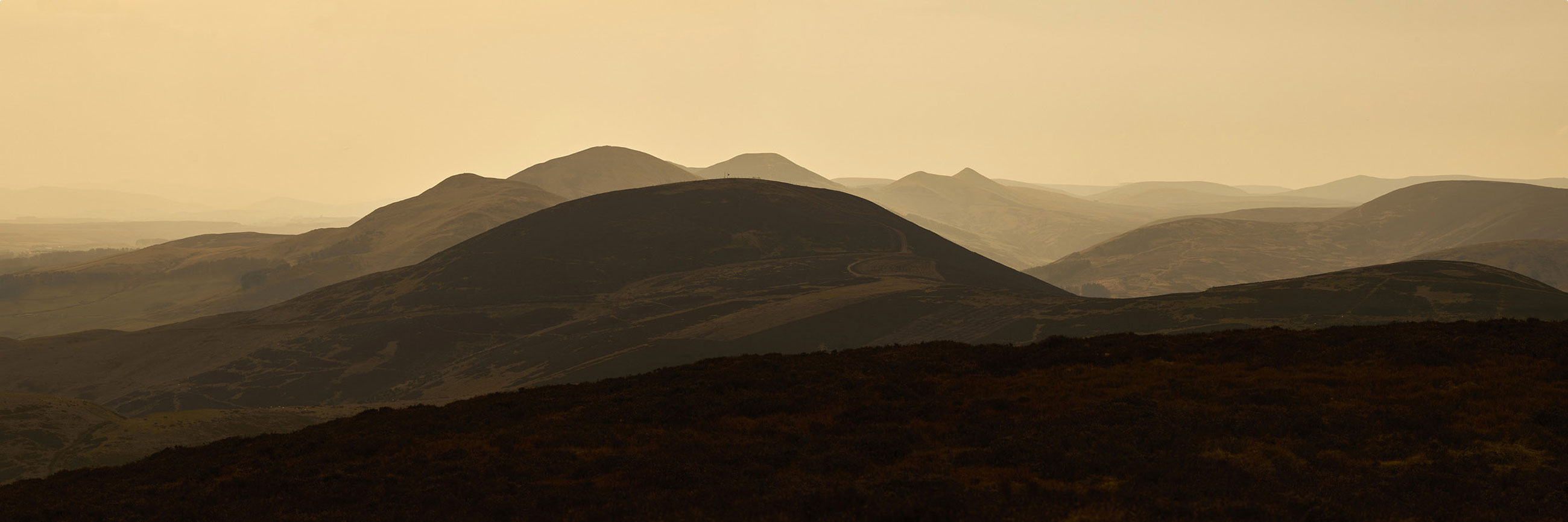 Pentland Hills View at Edinburgh, South East, Scotland — a photography location from The Photos book series