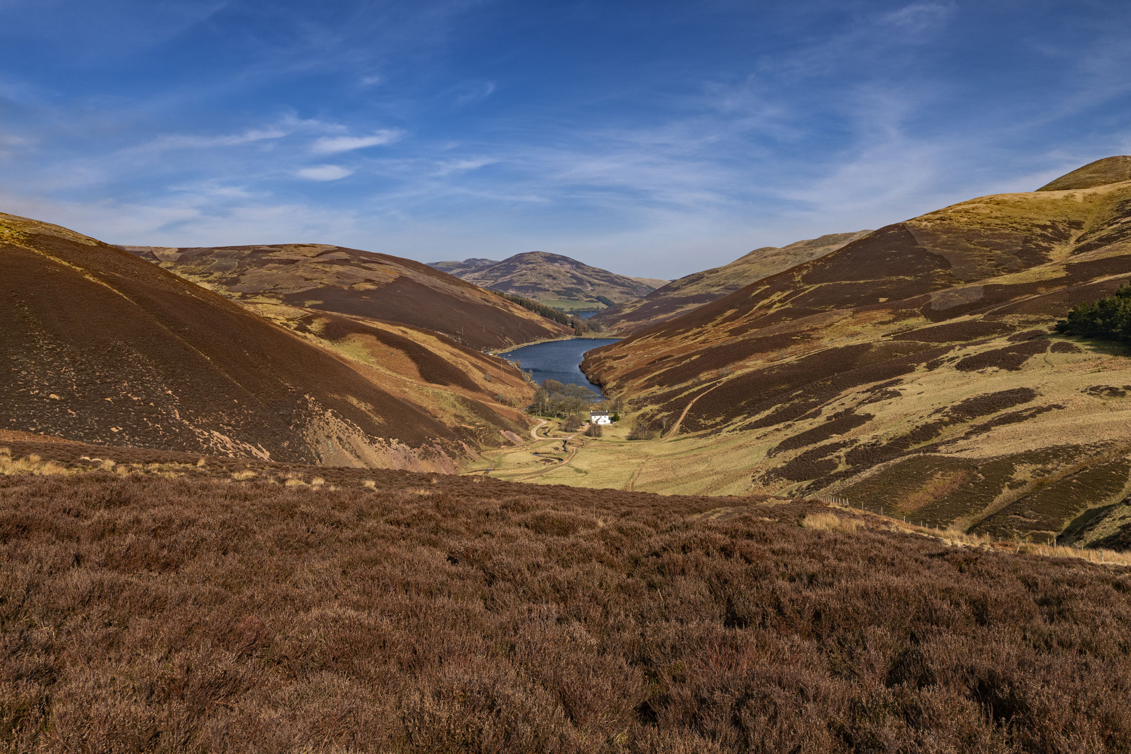 Loganlea Reservoir at Edinburgh, South East, Scotland — a photography location from The Photos book series