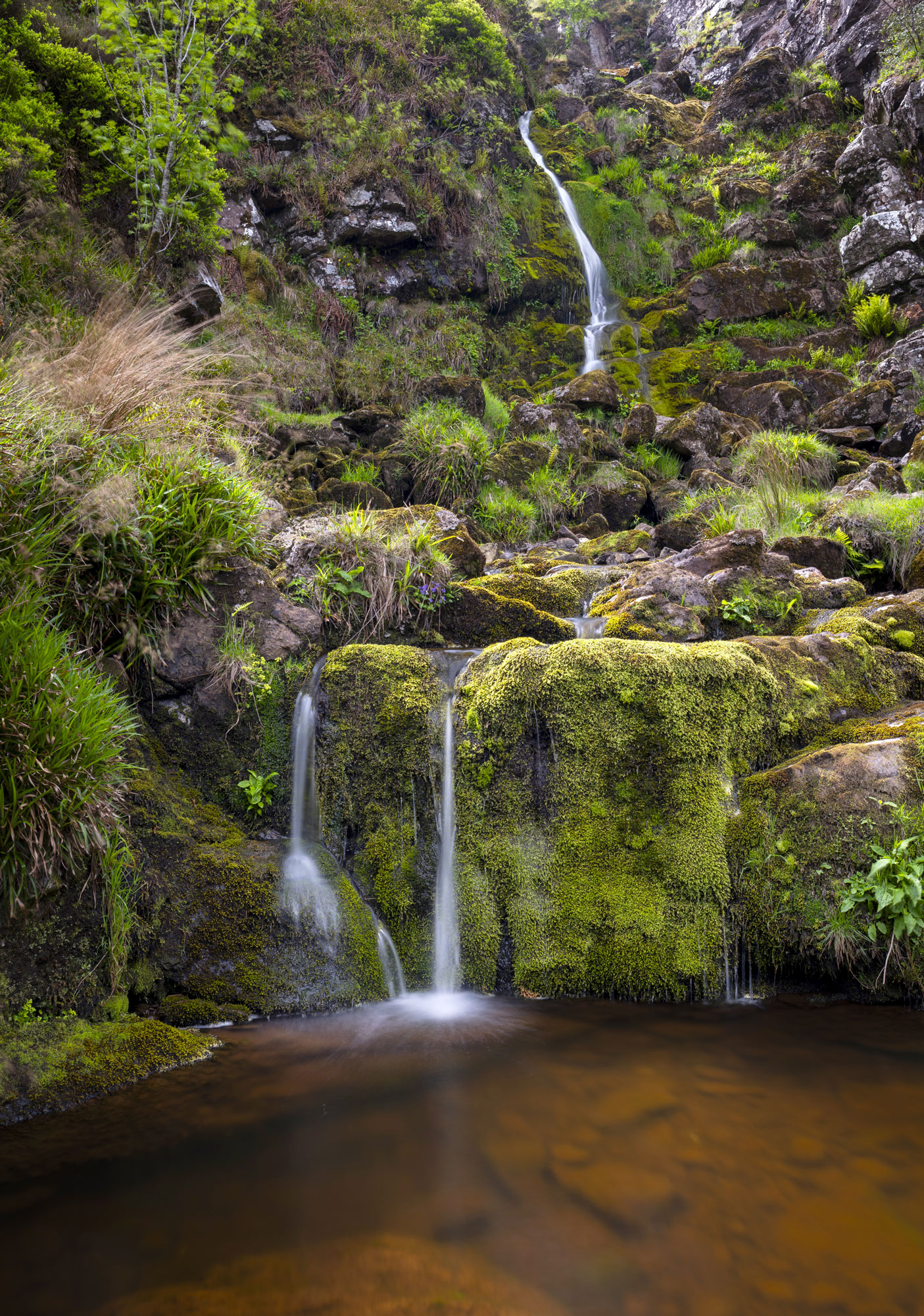 Pentlands Waterfall at Edinburgh, South East, Scotland — a photography location from The Photos book series