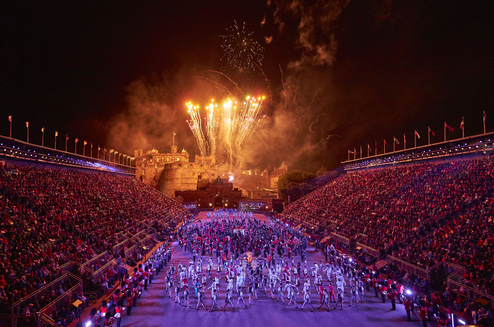 Edinburgh Military Tattoo at Edinburgh, South East, Scotland — a photography location from The Photos book series