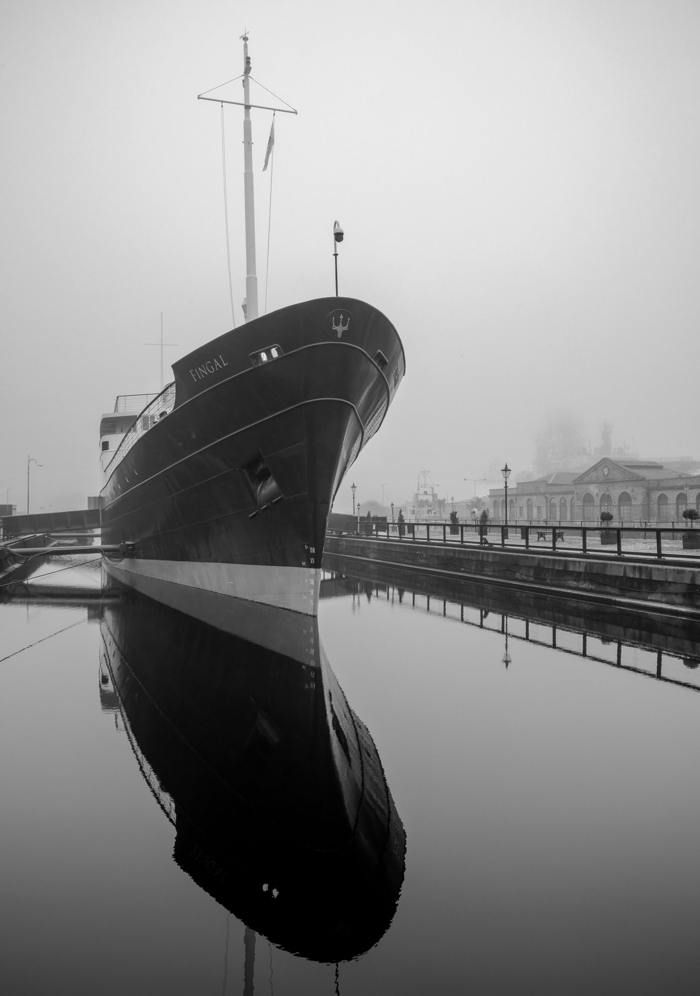 Fingal BW at Edinburgh, South East, Scotland — a photography location from The Photos book series