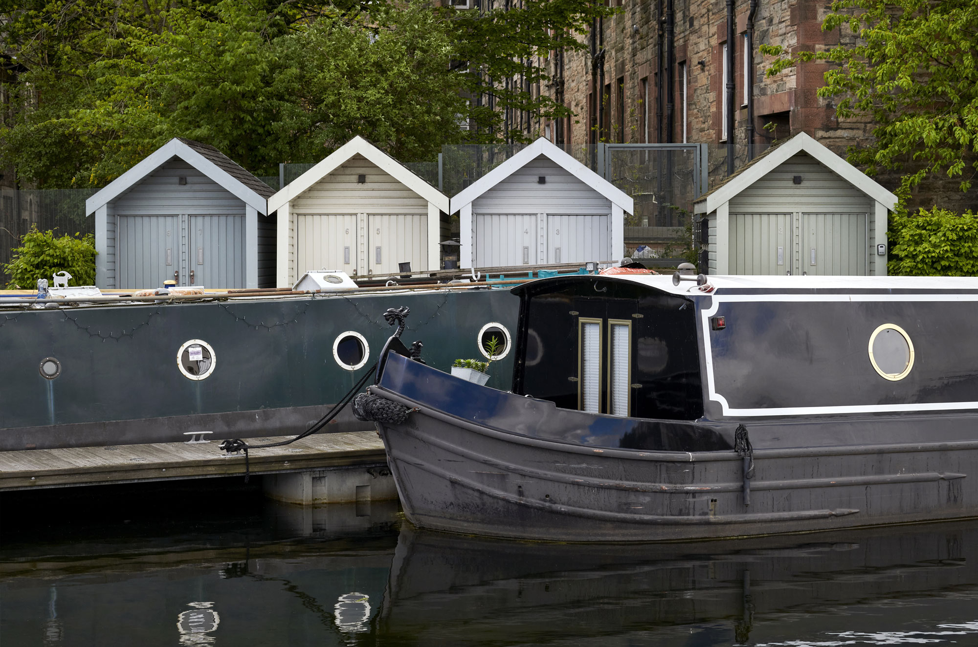 Union Canal at Edinburgh, South East, Scotland — a photography location from The Photos book series
