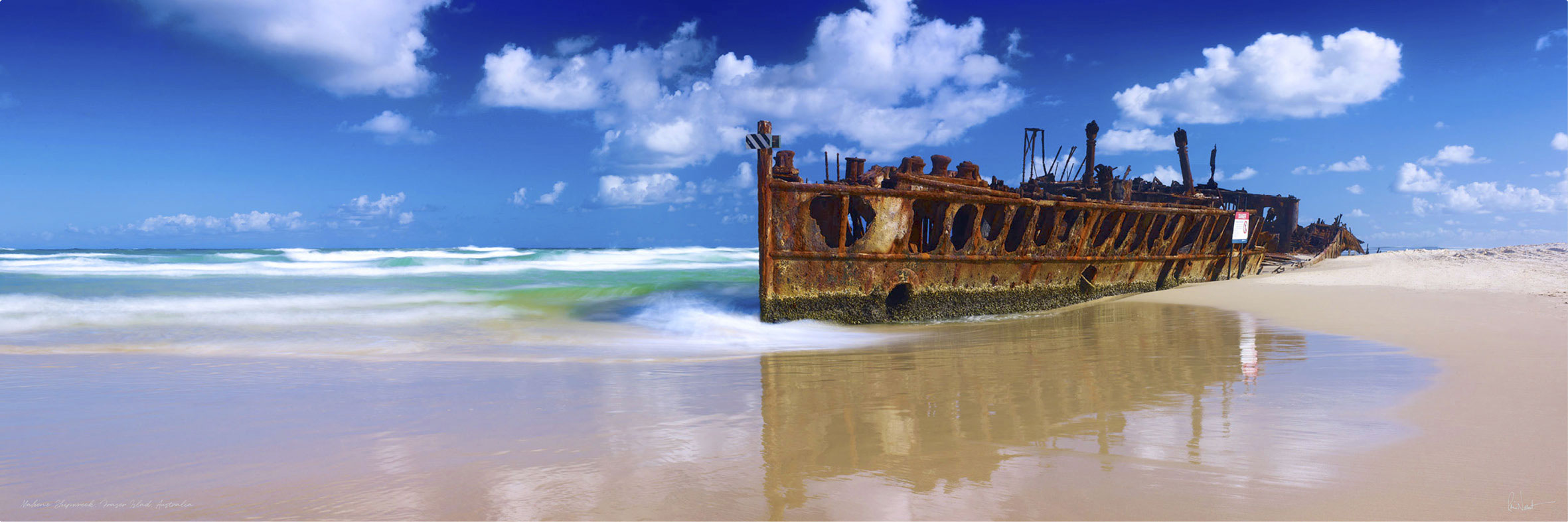 SS Maheno at Maheno Beach, Queensland, Australia — a photography location from The Photos book series